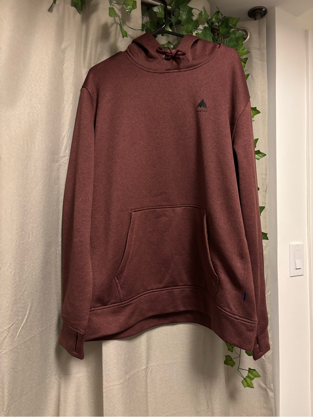 Burton Burgundy Pullover Hoodie XL